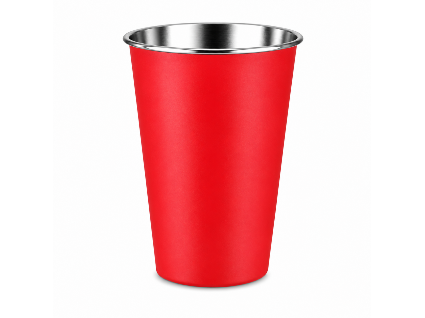 Vaso INOX 40ml Rojo 02